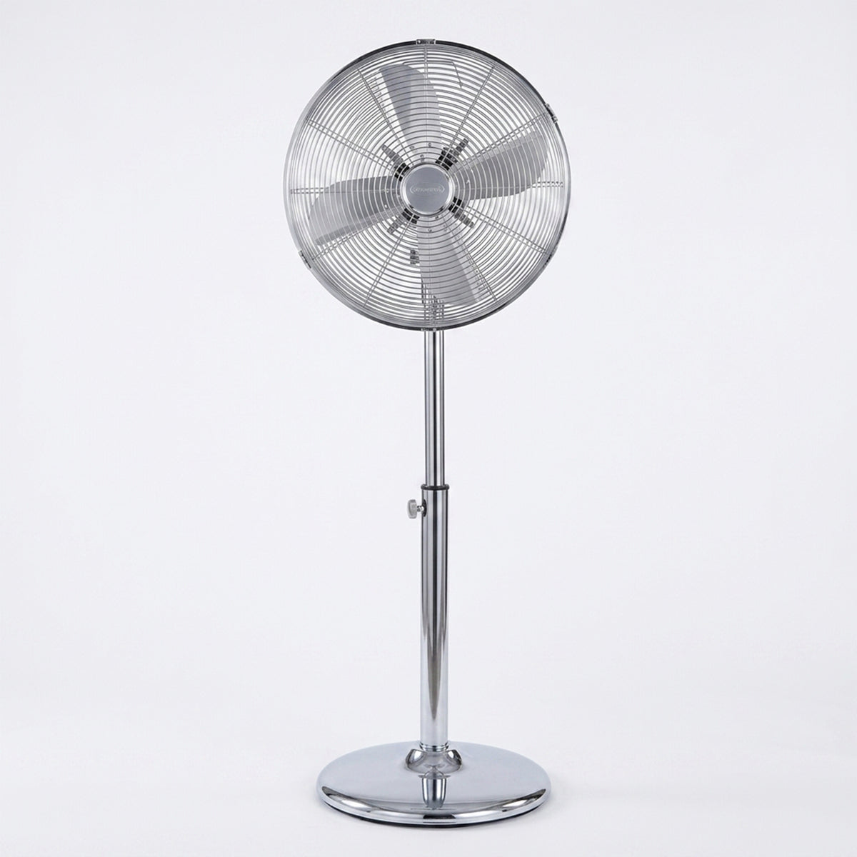 18” Metal Floor Standing Fan Chrome Colour Next working day Delivery