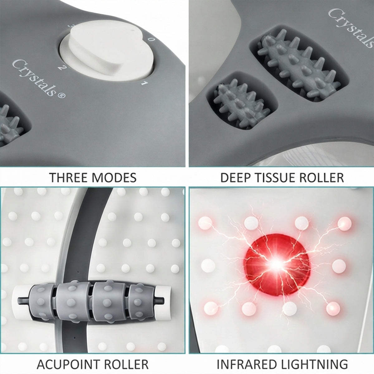 DENNY Foot Spa & Massager Pedicure Bath with Electric Temp Controller Heater,