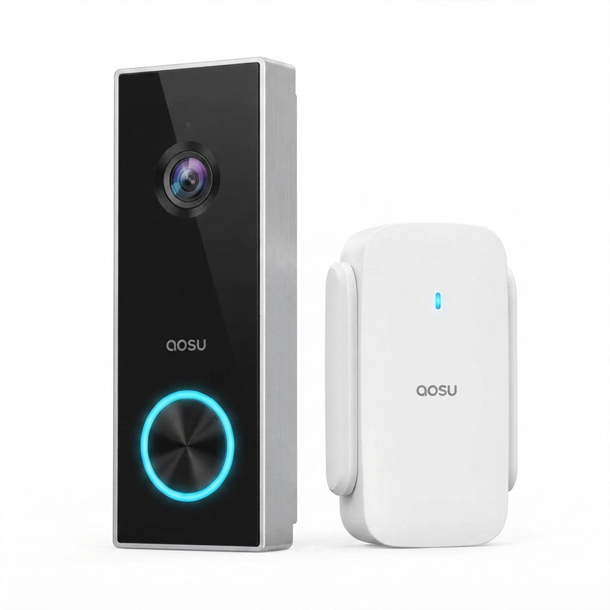 Doorbell Wi-fi & Video Homebase, 2K QHD, Works With Alexa & Google