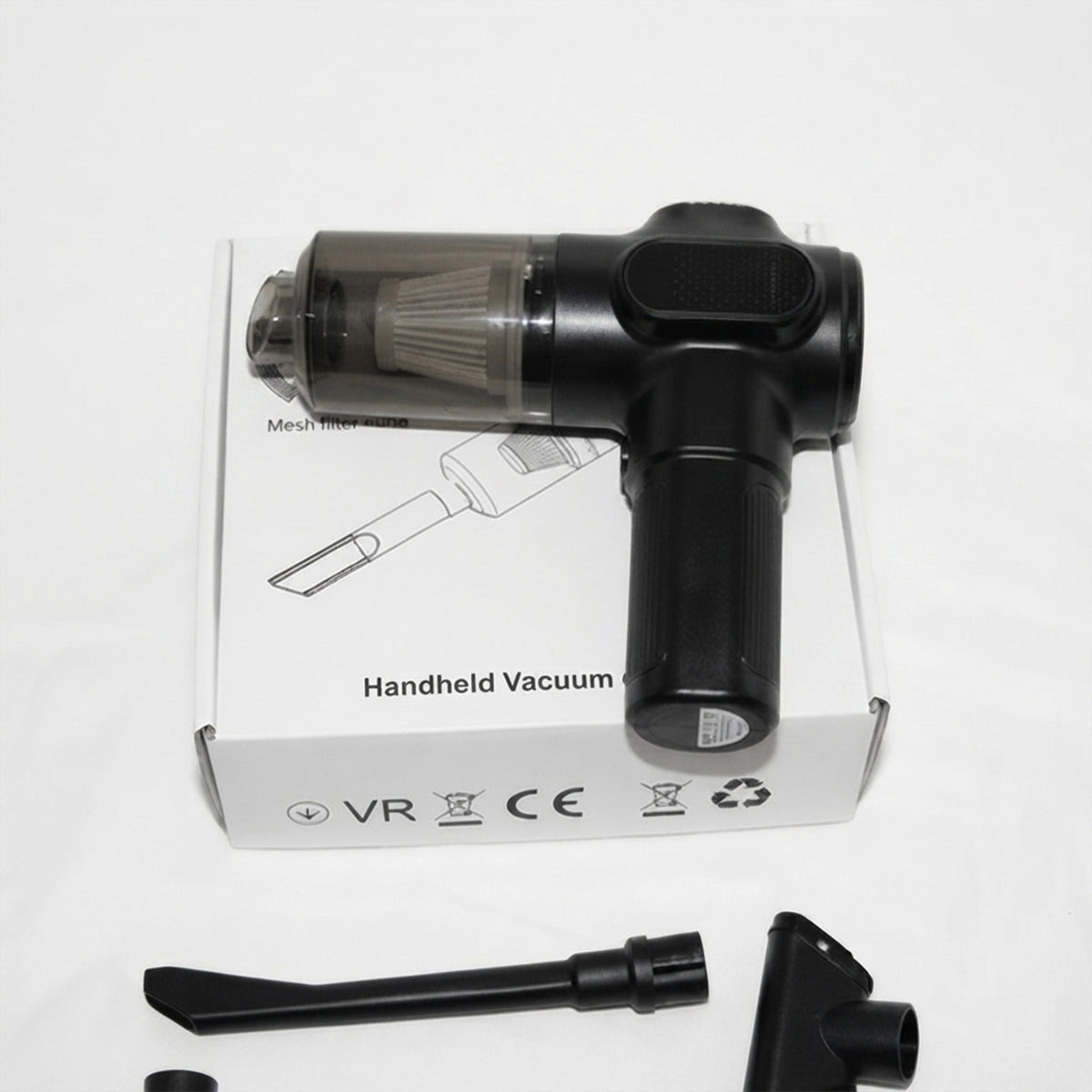 Hand held rechargeable vacuum cleaner