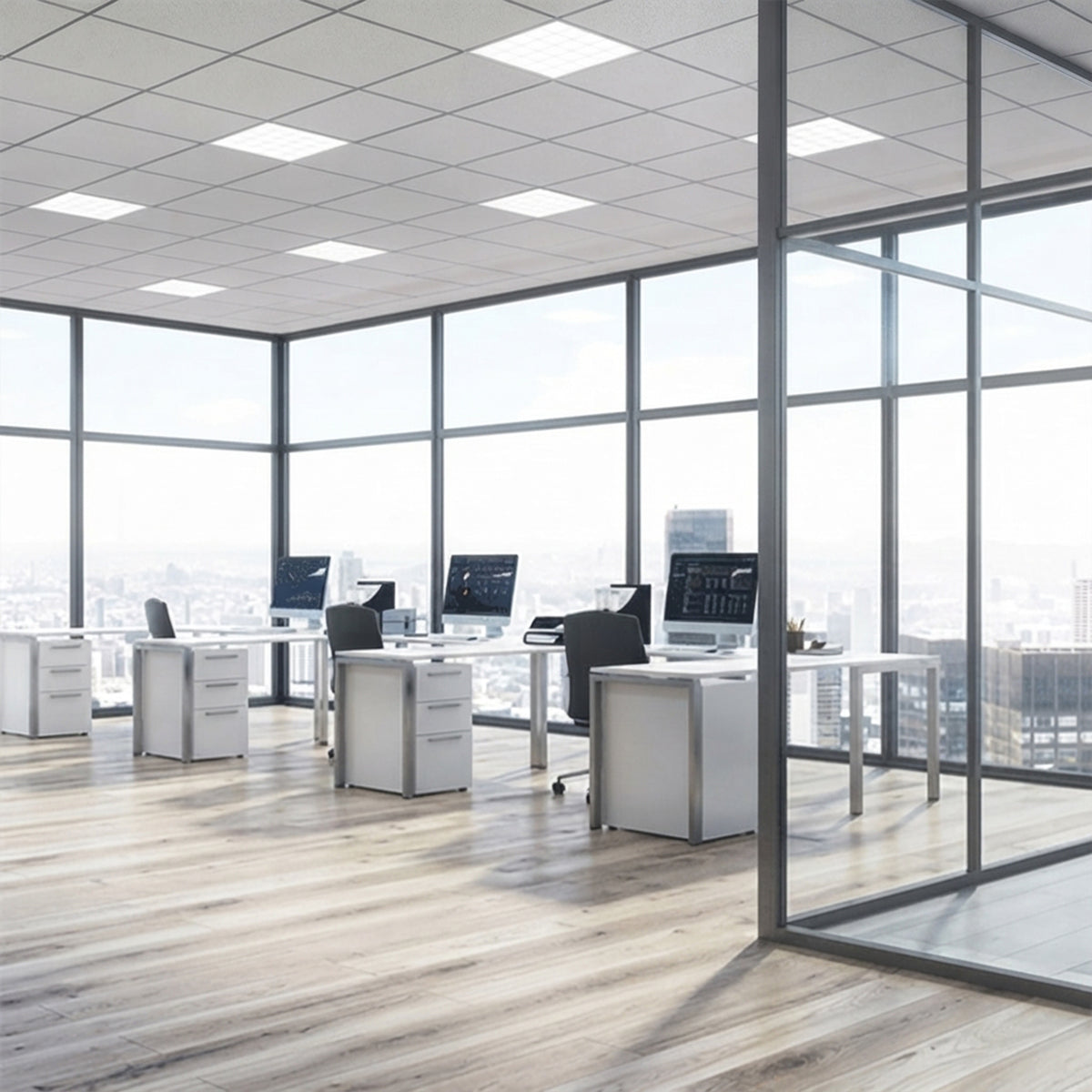 LED Ceiling Panel UGR19/4000k/IP40 600mm -Collingwood Solis 30W