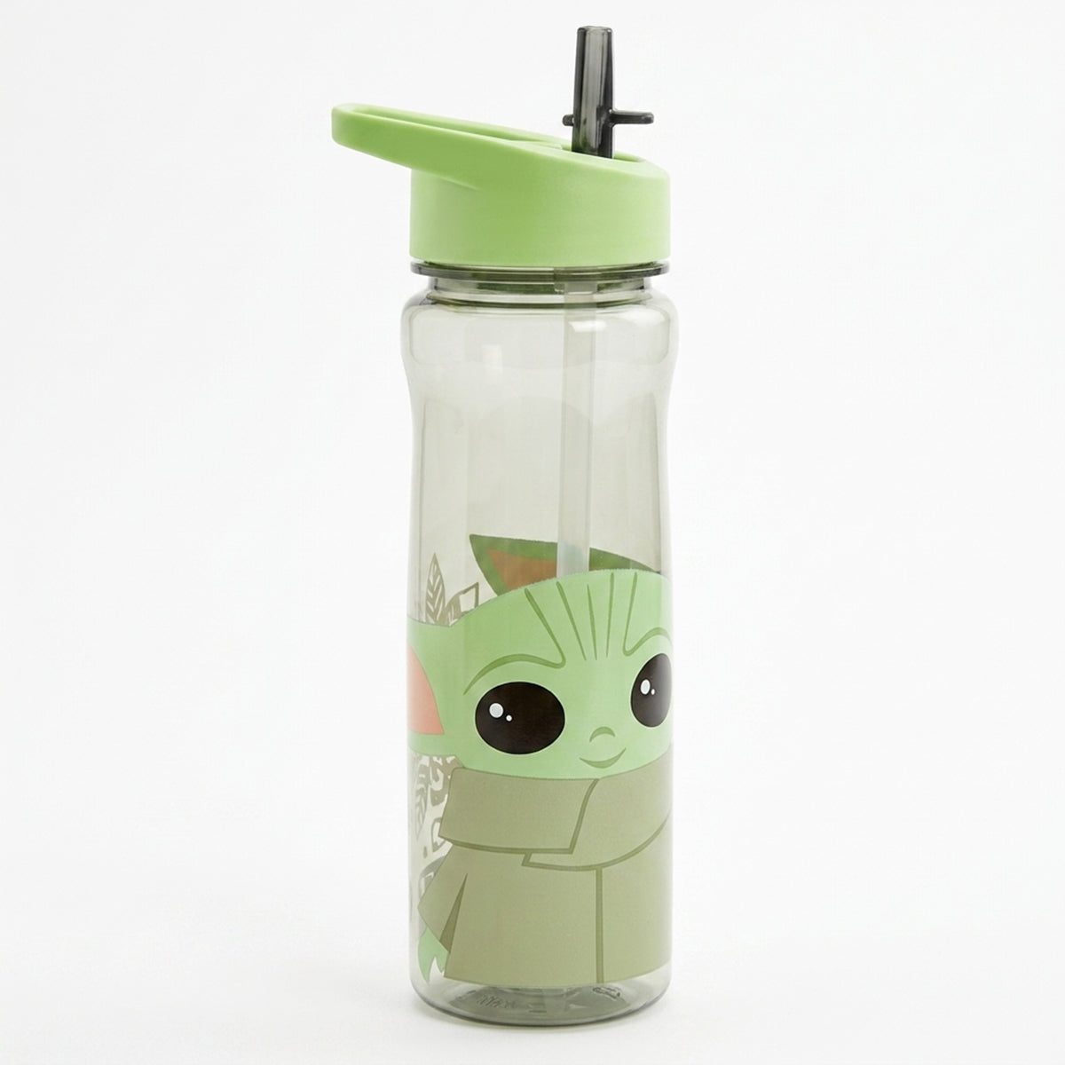 STAR WARS GROGU THE CHILD DRINKS BOTTLE FLIP LID & STRAW 600ML
