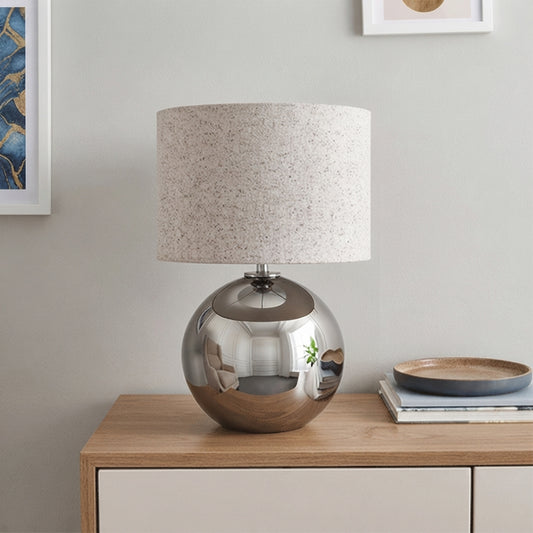 Share Lola Tablel Lamp/Stain Nickel Smoked
