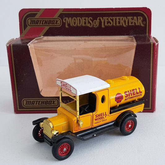 Share MATCHBOX Models Of Yesteryear - Y3 1912 Model T Ford Tanker