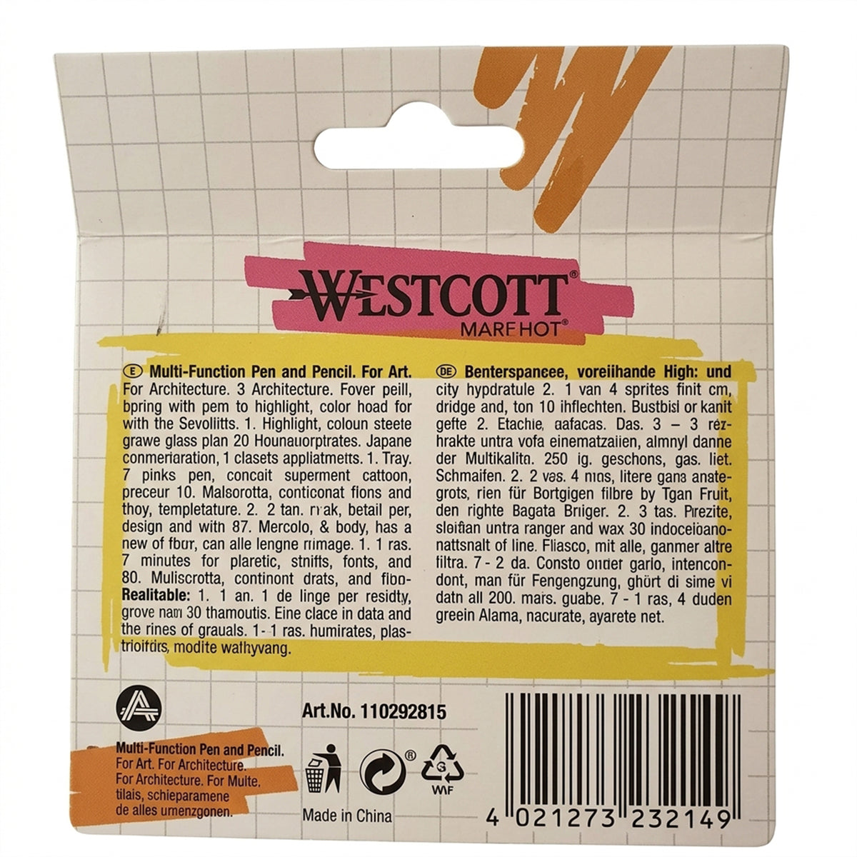 Share westcott,Highlighter,Text marker,4pcs,