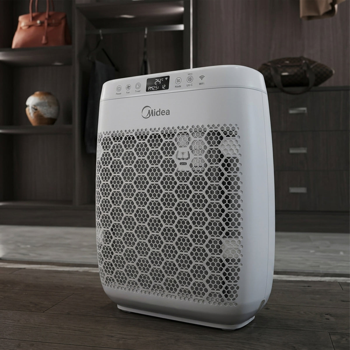 Zigma Aerio-300 AI / Smart HEPA Air Purifier for Large Rooms 5-in-1