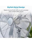Standing Floor Fan Copper Metal Oscillation Electric 3-Speed 18 Inch No Sound.
