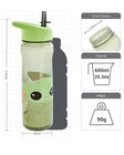 STAR WARS GROGU THE CHILD DRINKS BOTTLE FLIP LID & STRAW 600ML